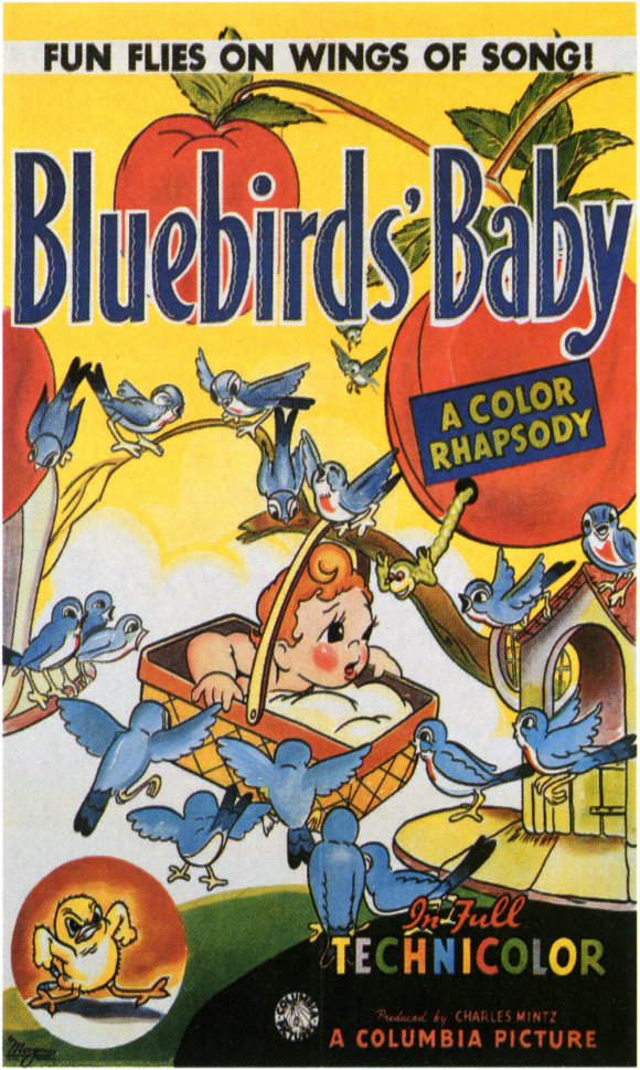 Bluebird's Baby Movie Poster Print showcasing whimsical charm.