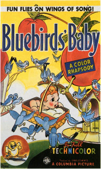 Bluebird's Baby Movie Poster Print showcasing whimsical charm.