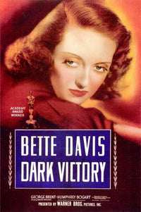 Dark Victory Movie Poster Print showcasing classic film art.