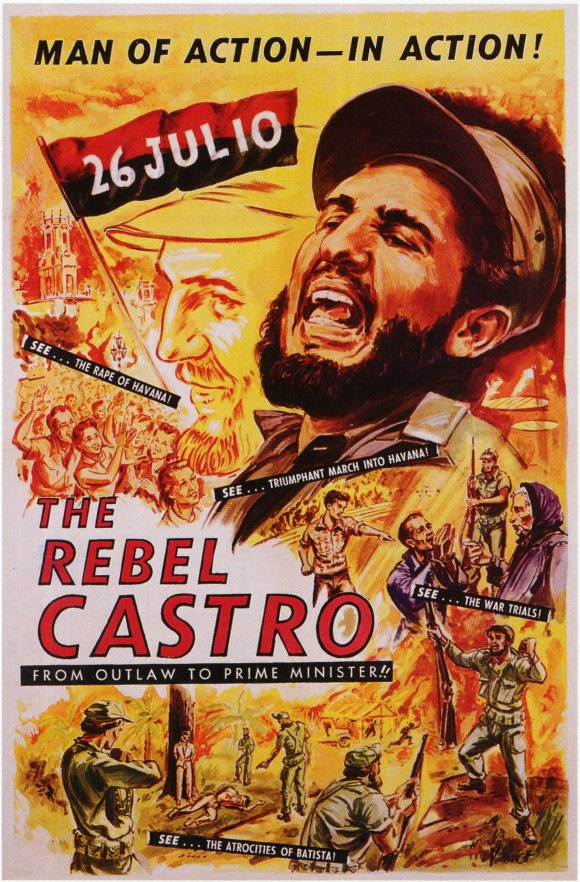 The Rebel Castro Movie Poster Print showcasing cinematic art.