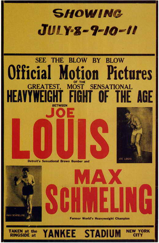 Joe Louis vs. Max Schmeling Movie Poster Print (11x17)