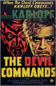 The Devil Commands Movie Poster Print showcasing classic horror film art