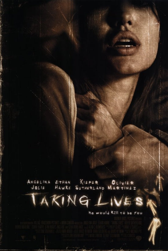 Taking Lives Movie Poster Print showcasing dramatic imagery.