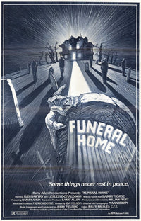 Funeral Home Movie Poster Print showcasing captivating artwork.