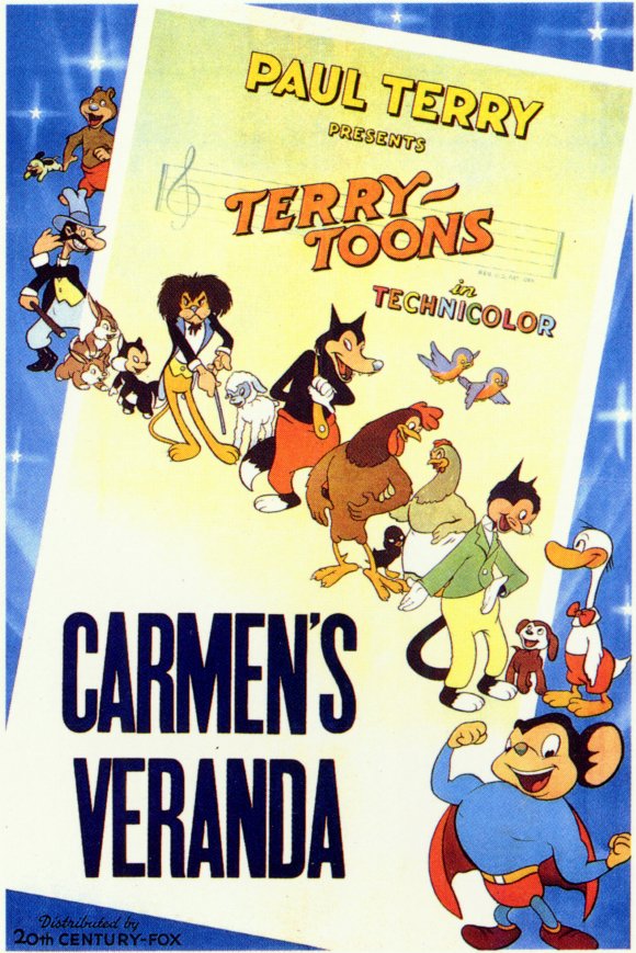 Carmen's Veranda Movie Poster Print showcasing vibrant colors and captivating imagery.