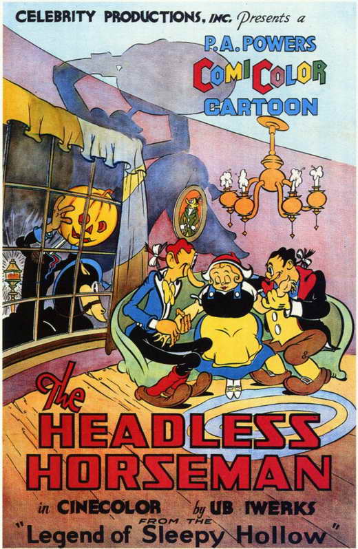 The Headless Horseman Movie Poster Print showcasing classic horror art.