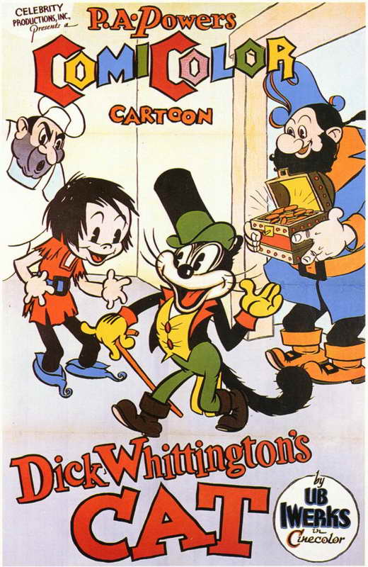 Dick Whittington's Cat Movie Poster Print showcasing whimsical adventure.