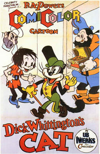 Dick Whittington's Cat Movie Poster Print showcasing whimsical adventure.