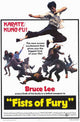 Fists of Fury Movie Poster Print showcasing classic martial arts action.