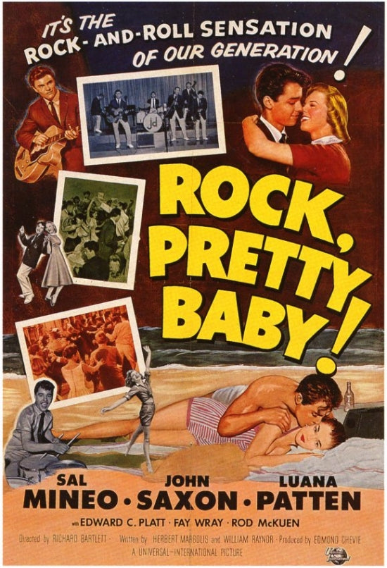 Rock Pretty Baby Movie Poster Print showcasing cinematic art.