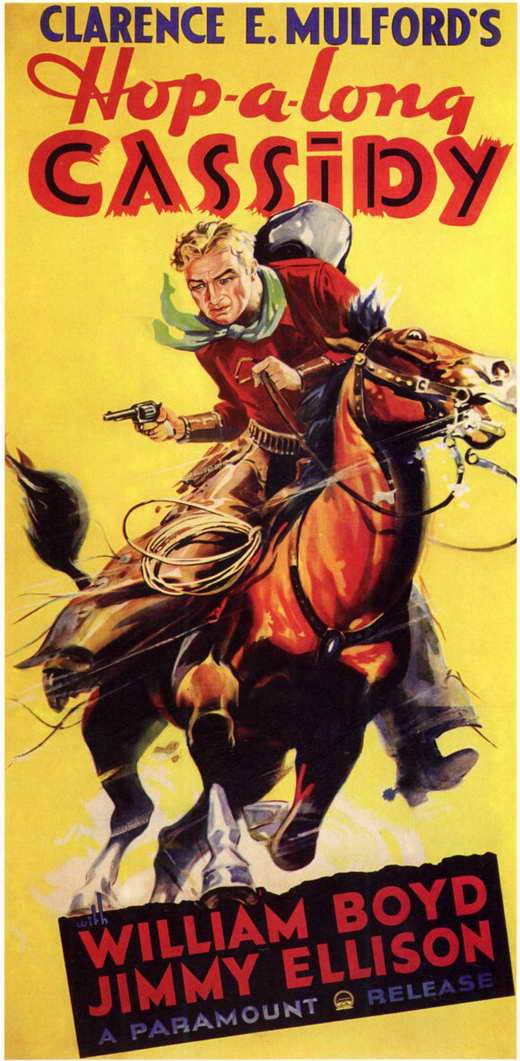 Hopalong Cassidy Movie Poster Print - Classic Western Artwork