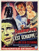 The Curse of Frankenstein Movie Poster Print featuring classic horror imagery.