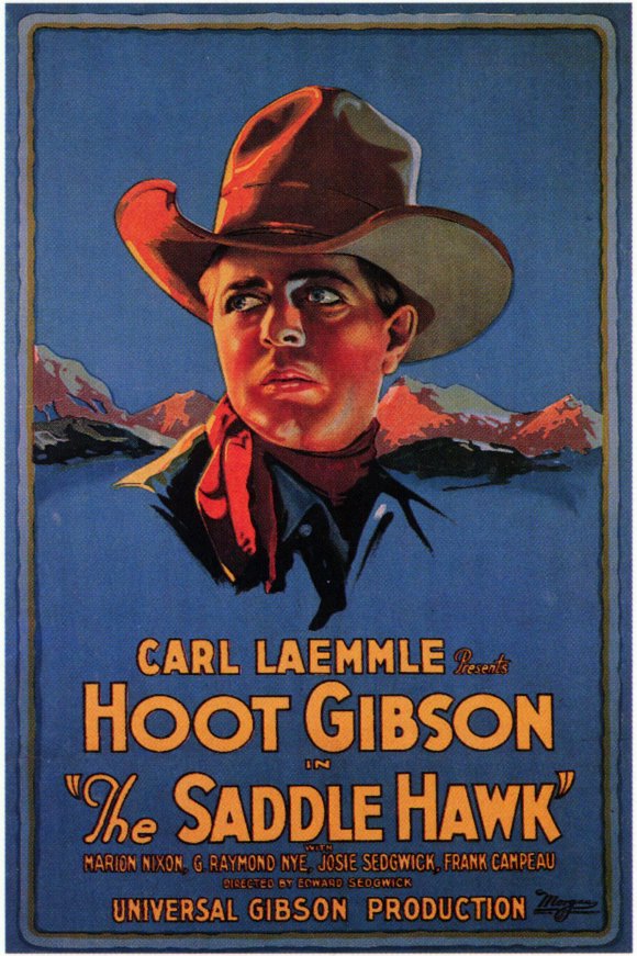 The Saddle Hawk Movie Poster Print showcasing vibrant artwork