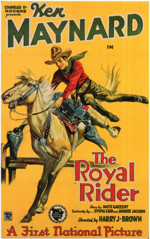 The Royal Rider Movie Poster Print featuring vibrant cinematic art.