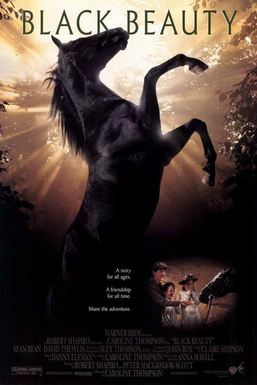 Black Beauty Movie Poster Print showcasing the classic equestrian tale.