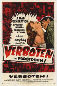 Verboten Movie Poster Print showcasing cinematic art