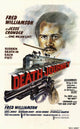 Death Journey Movie Poster Print displayed on a wall.
