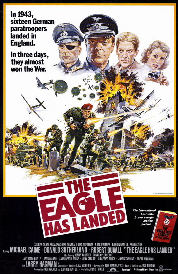 The Eagle Has Landed Movie Poster Print showcasing iconic film imagery.