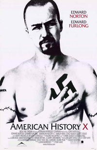 American History X Movie Poster Print showcasing powerful cinematic art.