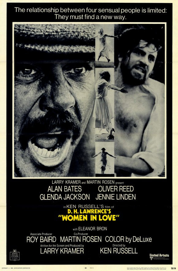 Women in Love Movie Poster Print - A stunning depiction of classic cinema.
