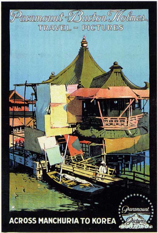 Across Manchuria to Korea Movie Poster Print showcasing vintage cinematic art.