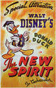 The New Spirit Movie Poster Print featuring vibrant animated artwork.