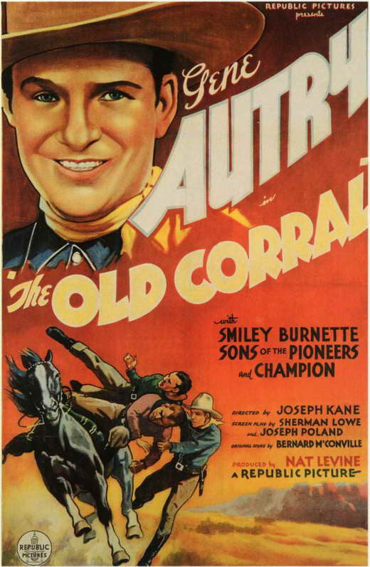 The Old Corral Movie Poster Print (11x17) - Vintage Western Art