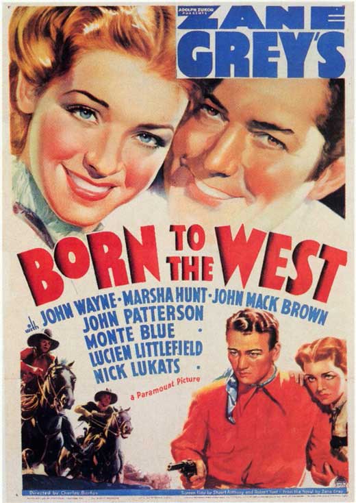 Born to the West Movie Poster Print showcasing classic Western cinema.