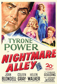 Nightmare Alley Movie Poster Print showcasing psychological thriller art.