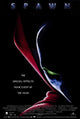 Spawn Movie Poster Print featuring dynamic artwork from the iconic film.