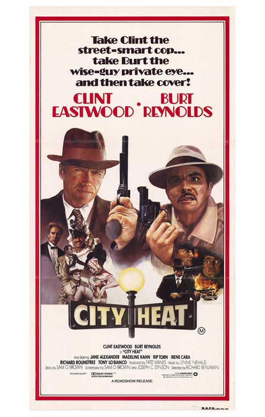 City Heat Movie Poster Print showcasing vibrant cinematic visuals.