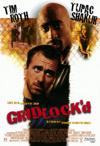 Gridlock'd movie poster print featuring vibrant artwork.