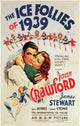 Ice Follies of 1939 Movie Poster Print featuring vibrant design.