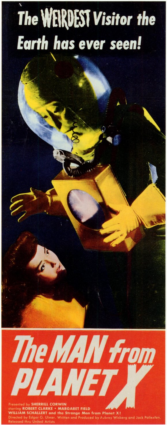 The Man from Planet X Movie Poster Print showcasing classic sci-fi art.