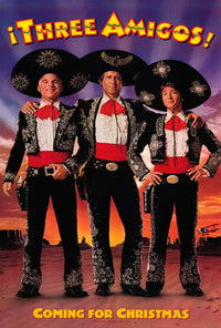 Three Amigos Movie Poster Print - 11x17 | Posterazzi