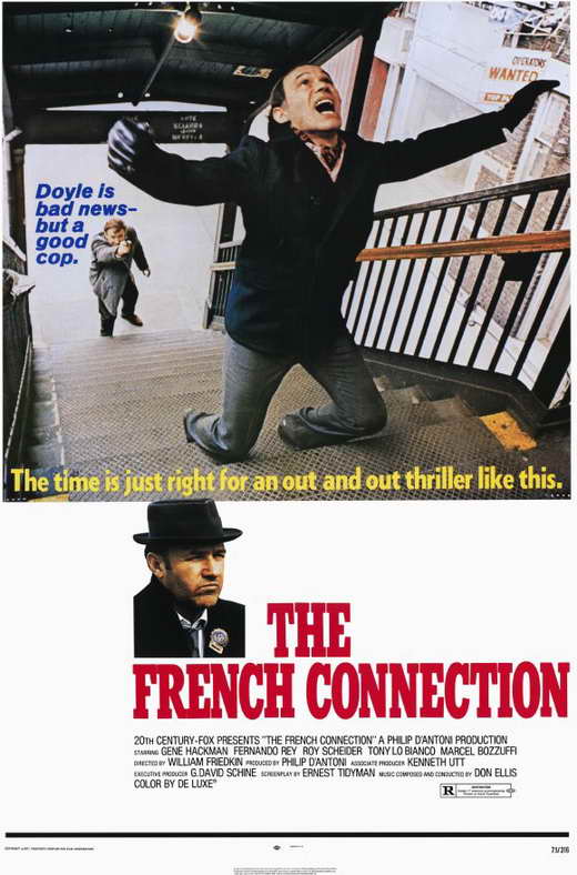 The French Connection Movie Poster Print showcasing iconic film artwork.