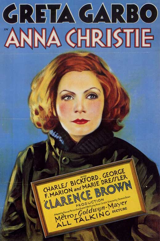 Anna Christie Movie Poster Print showcasing classic cinema art.