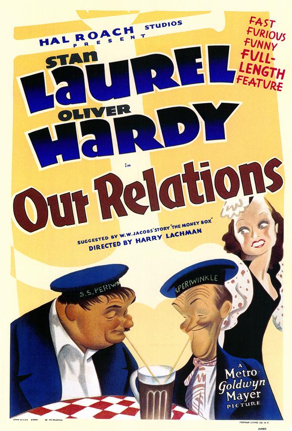 Our Relations Movie Poster Print showcasing classic film art.