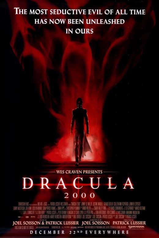 Dracula 2000 Movie Poster Print featuring classic horror imagery.