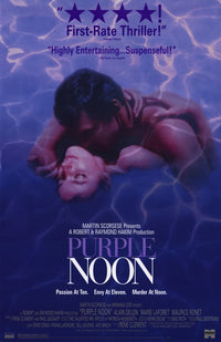 Purple Noon Movie Poster Print showcasing vibrant colors and classic film imagery.