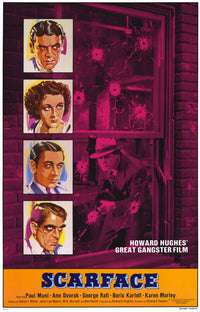 Scarface Movie Poster Print showcasing iconic film art.