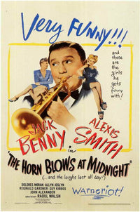 The Horn Blows at Midnight Movie Poster Print showcasing classic film imagery.