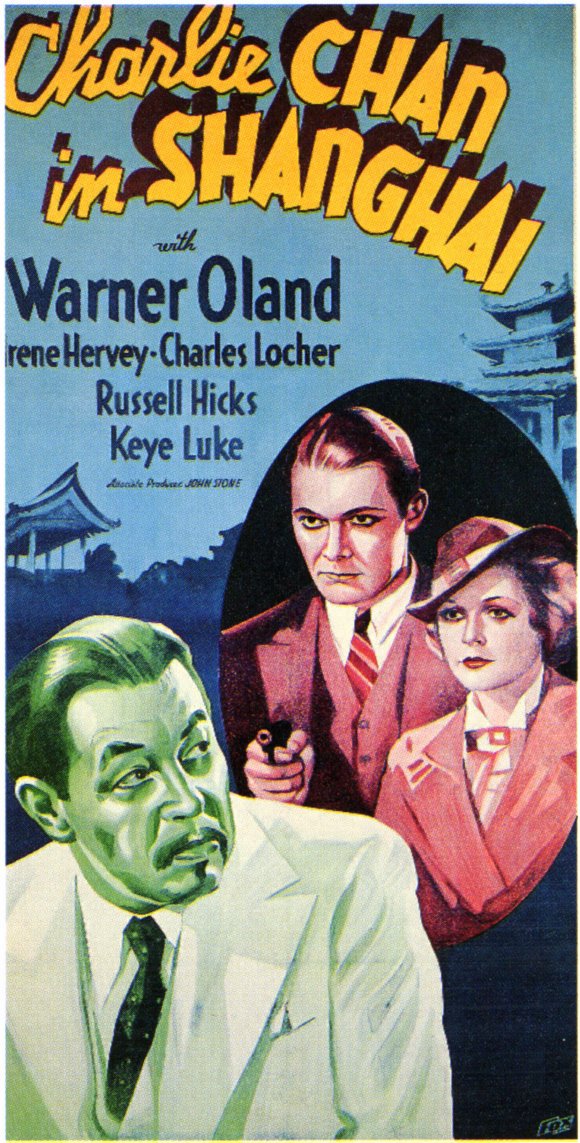 Charlie Chan in Shanghai Movie Poster Print, classic film decor