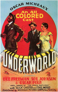 Underworld Movie Poster Print featuring dark cinematic themes