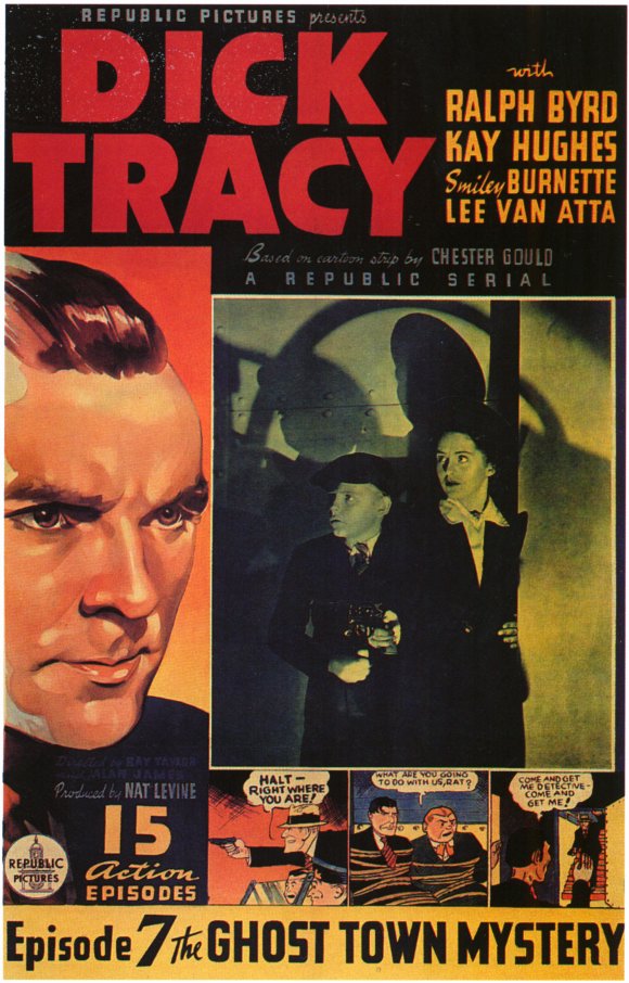 Dick Tracy Movie Poster Print showcasing vibrant colors and classic design.