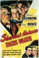 Sherlock Holmes Faces Death Movie Poster Print on premium paper.