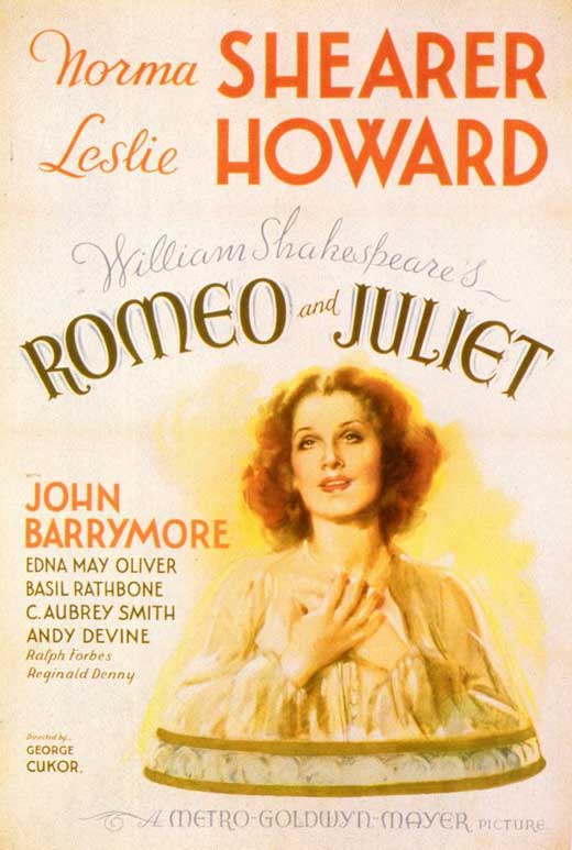 Romeo and Juliet Movie Poster Print showcasing classic romance.