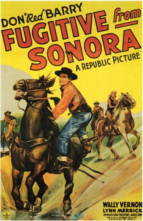 Fugitive From Sonora Movie Poster Print showcasing classic cinema art.