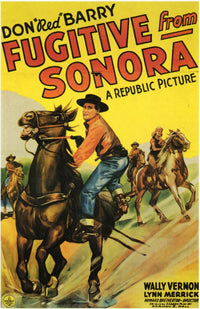 Fugitive From Sonora Movie Poster Print showcasing classic cinema art.