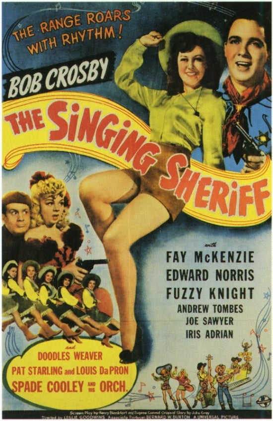 The Singing Sheriff Movie Poster - Classic cinema art print